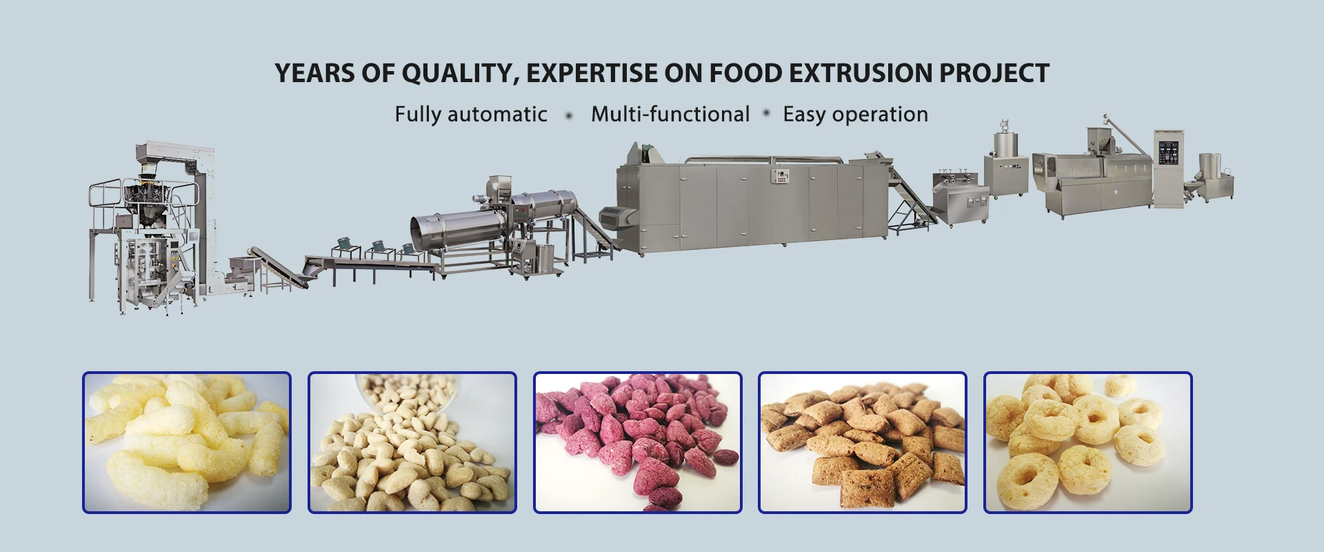 Puffing Food and Snacks Making Machine Manufacturer