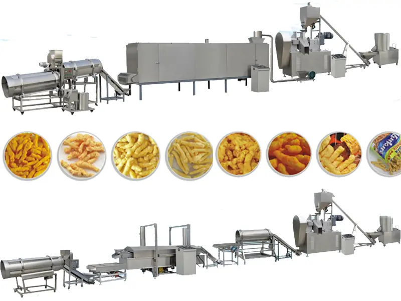 kurkure cheetos processing line